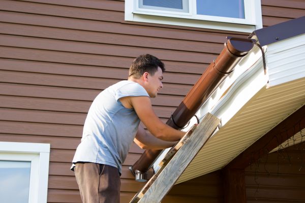 Porch Gutter Replacement in Hartwell