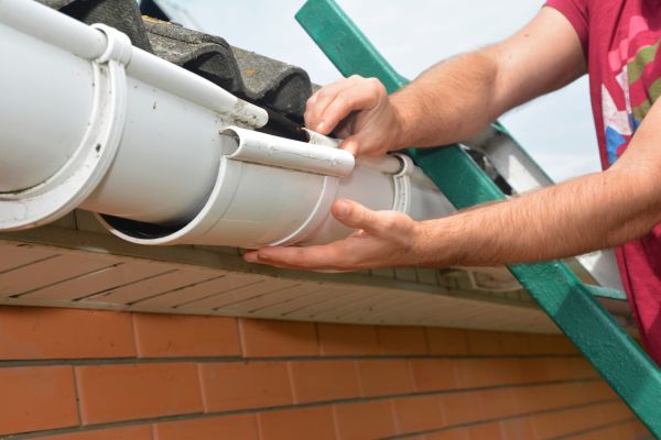 Large Gutter Repair in Hartwell
