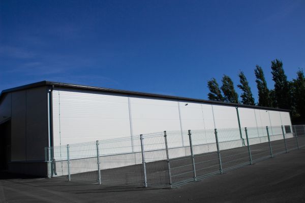 Warehouse Gutter Installation in Hartwell