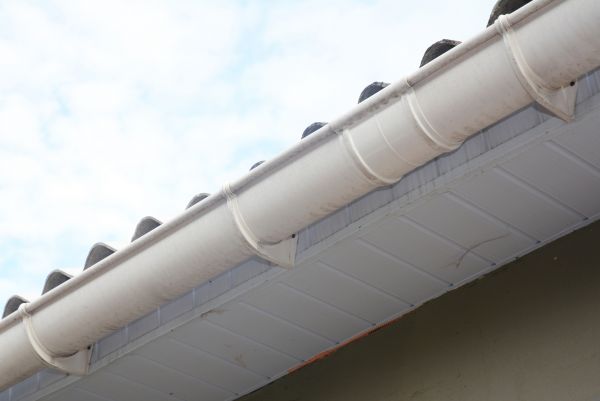 Plastic Gutter Installation in Hartwell