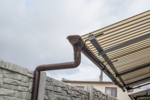 Plastic Downspout Installation in Hartwell